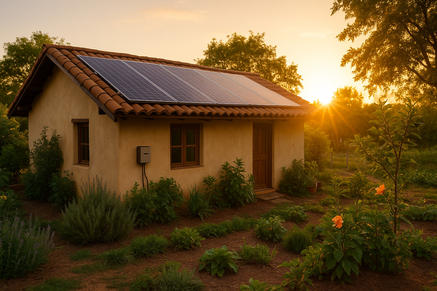 Operador configurando o sistema com app de monitoramento